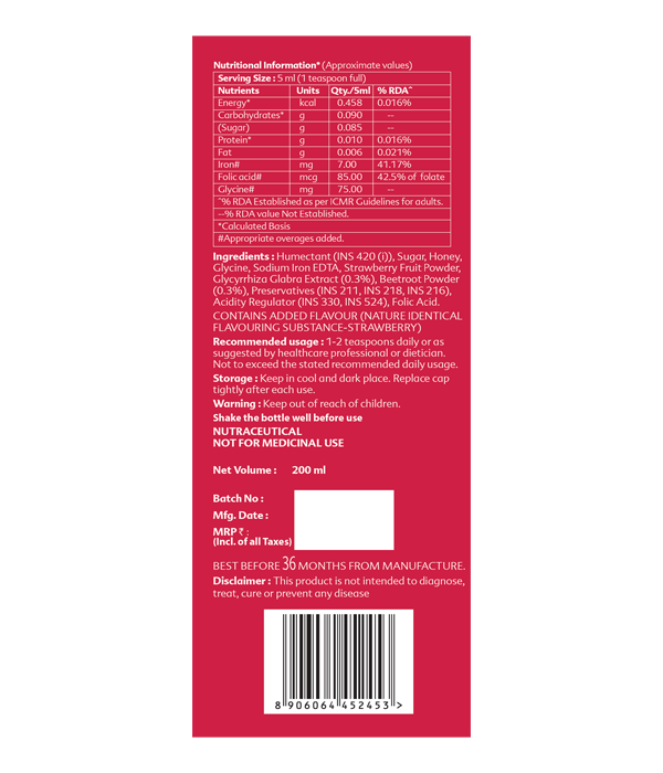 Elements Wellness Fe'aling Liquid (200ml) - Image 4